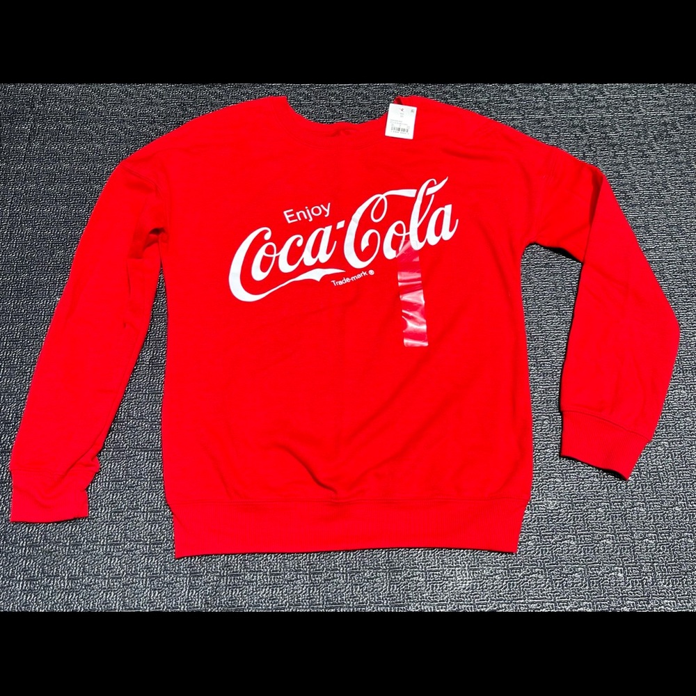 Coca-Cola Pull Over : Red Brand New : Crewneck